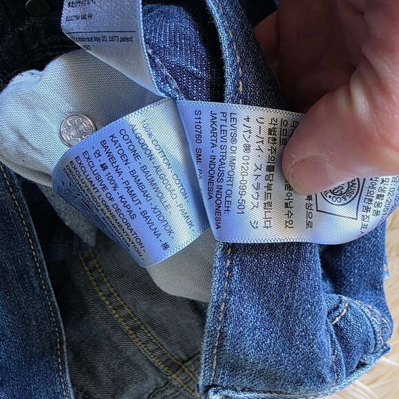 Levis Low Pro Straight Medium Wash Jeans Size 32 - Picture 5 of 6